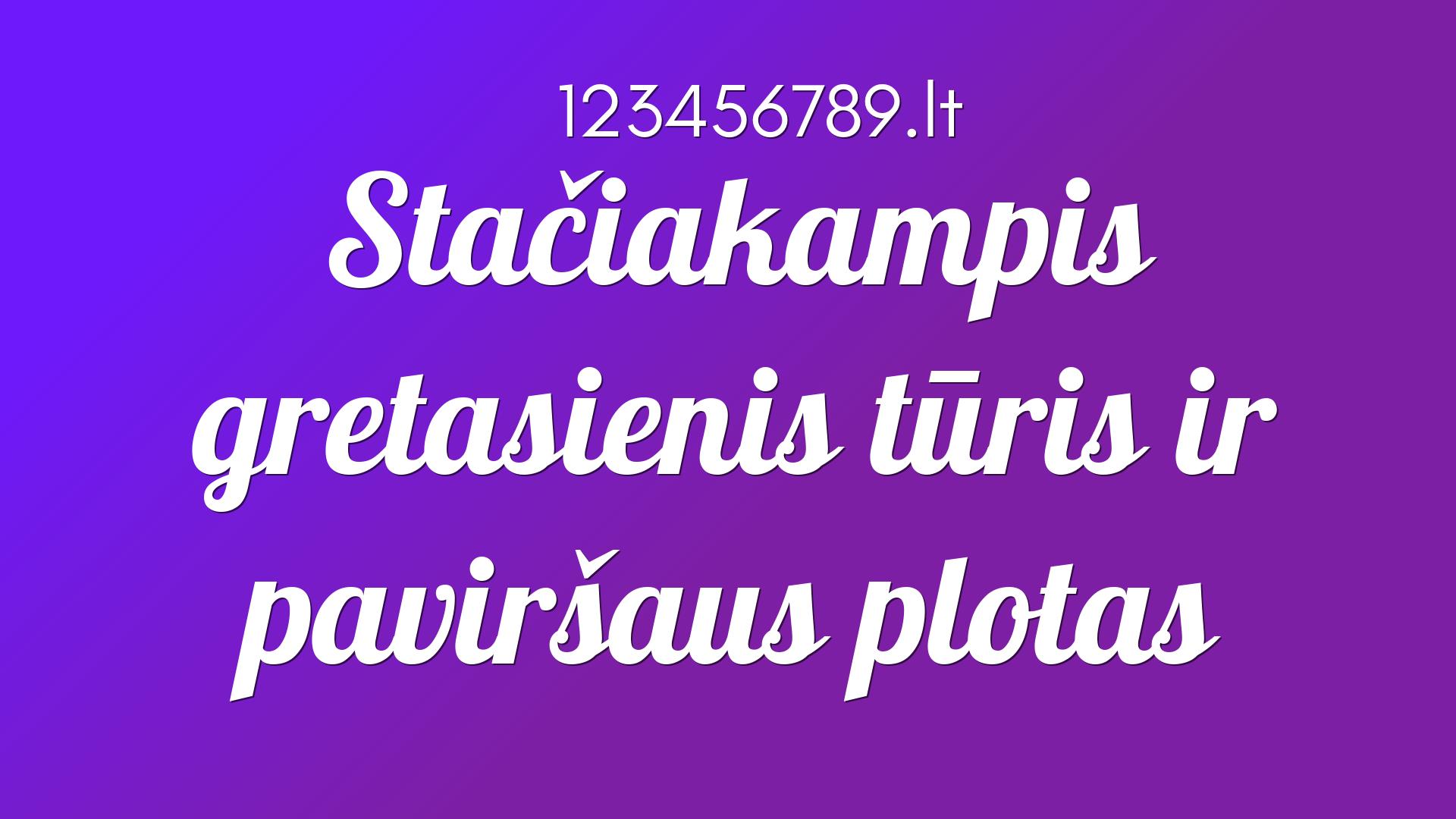 Staciakampis Gretasienis Turis Ir Pavirsaus Plotas Kalkuliatorius Skaiciuoklė Online 123456789 Lt